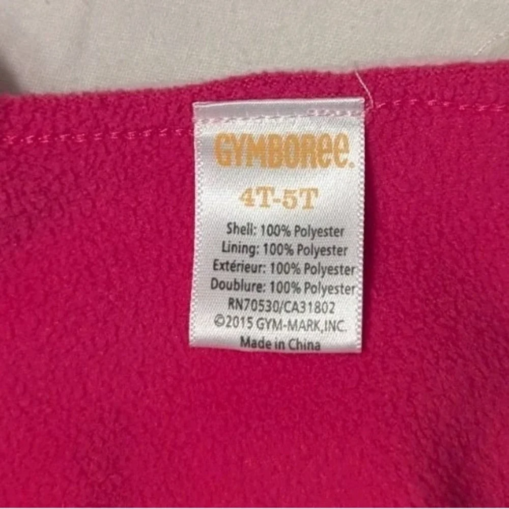Gymboree‎ Toddler Girl's Kitty Cat Fleece Two Tone Pink Trapper Hat Ears 4-5T
